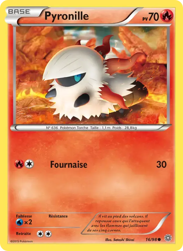 Carte Pokémon Pyronille #16 — Origines Antiques