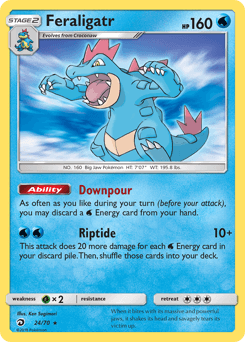 Carte Pokémon Aligatueur #24 — Majesté des Dragons