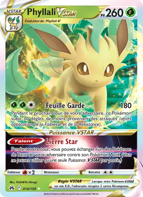 Carte Pokémon Phyllali VSTAR #014 — Zénith Suprême