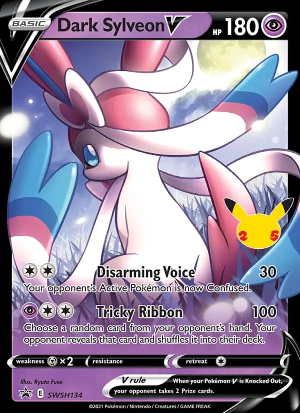 Dark Sylveon V #SWSH134 — Sword & Shield Promos