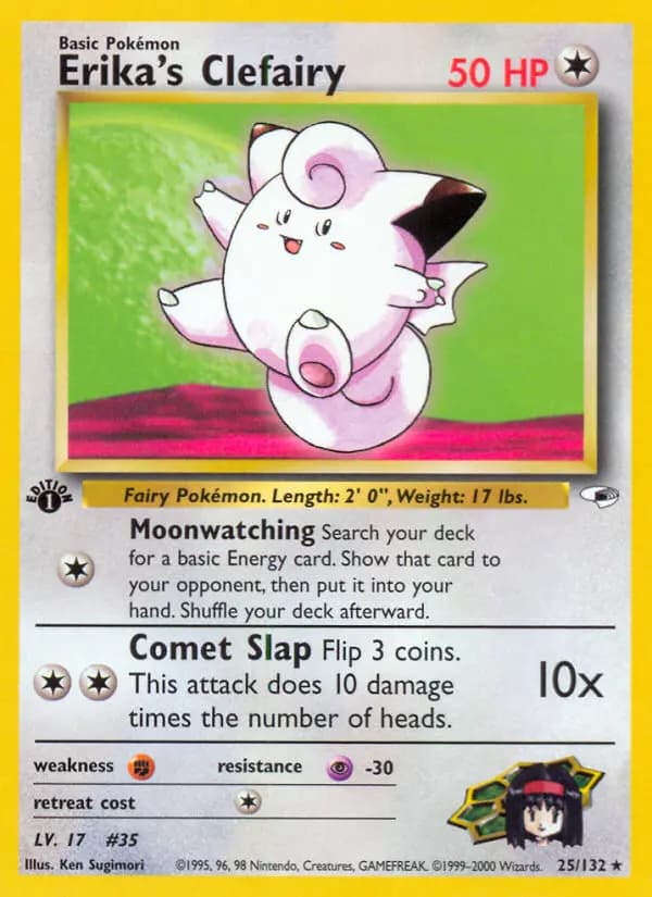 Erika's Clefairy #25 — Gym Heroes