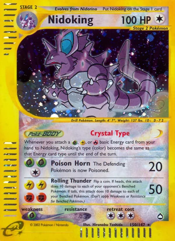 Nidoking #150 — Aquapolis