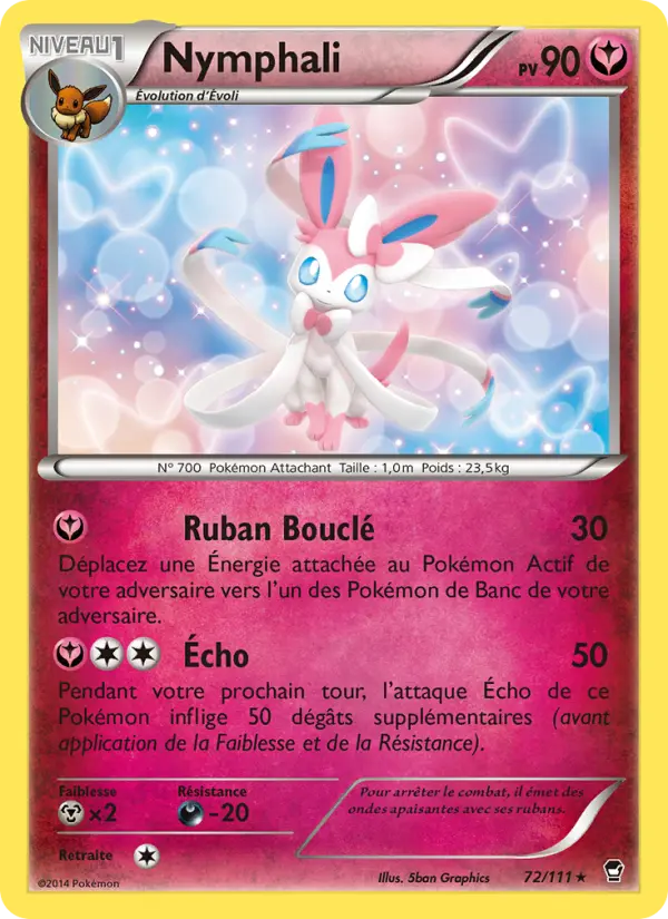 Carte Pokémon Nymphali #72 — Poings Furieux