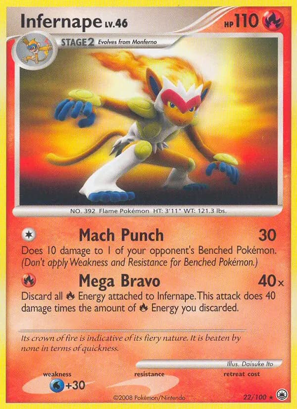 Infernape #22 — Majestic Dawn