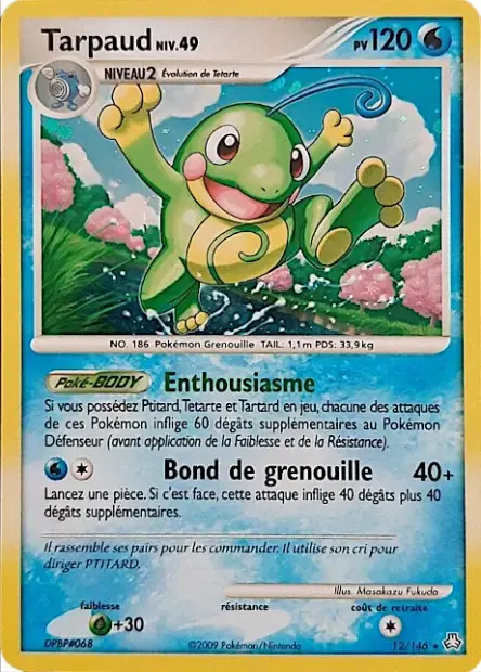 Carte Pokémon Tarpaud #12 — Éveil des Légendes