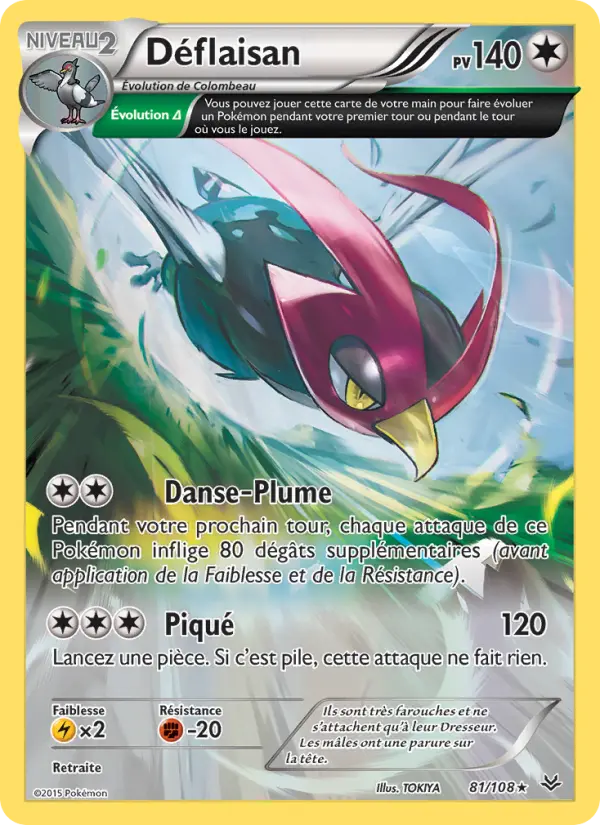Carte Pokémon Déflaisan #81 — Ciel Rugissant