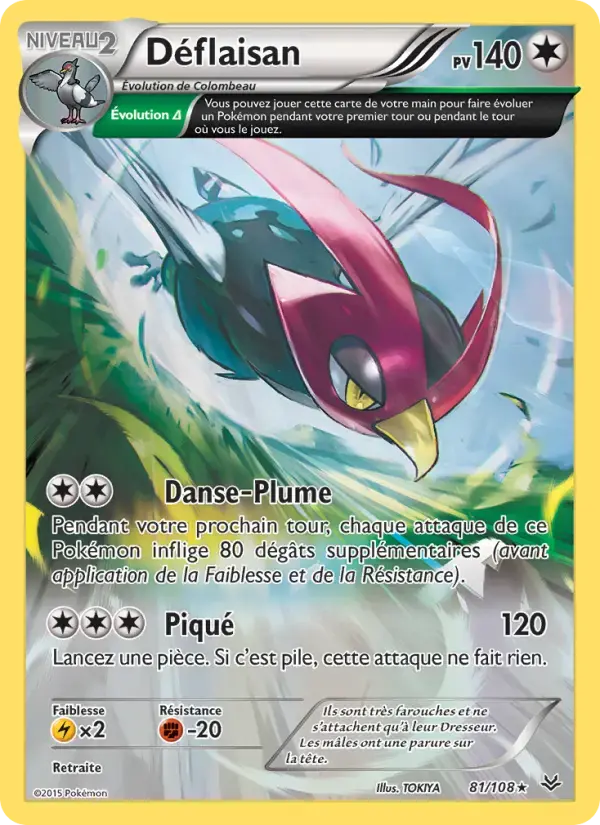 Carte Pokémon Déflaisan #81 — Ciel Rugissant