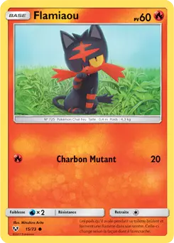 Carte Pokémon Flamiaou #15 — Légendes Brillantes
