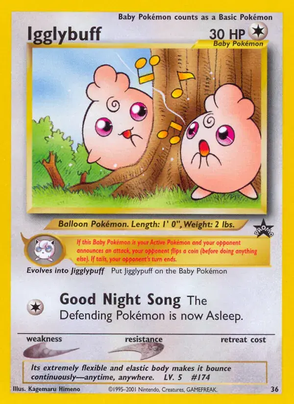 Carte Pokémon Toudoudou #36 — Promos Wizards