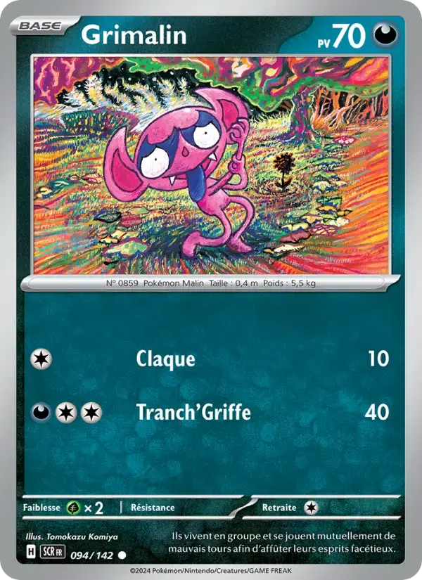 Carte Pokémon Grimalin #094 — Couronne Stellaire