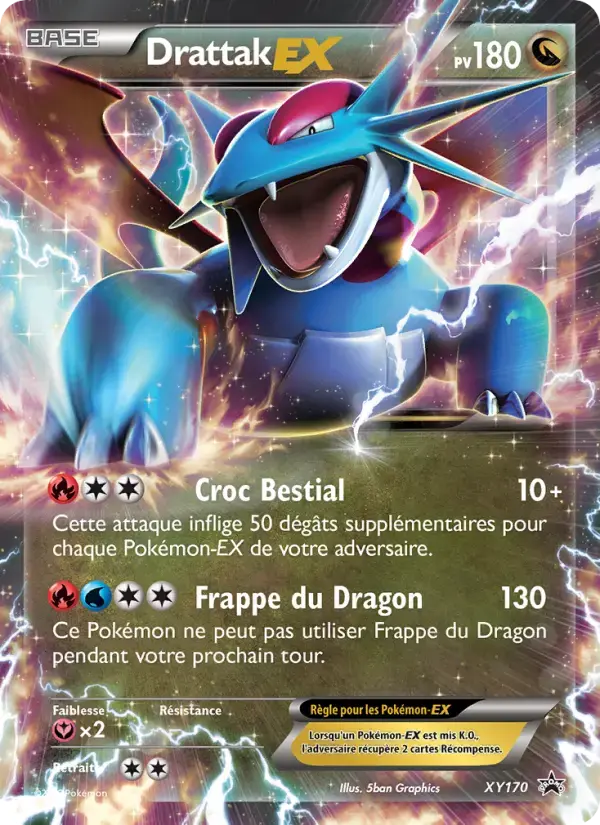 Carte Pokémon Drattak-EX #XY170 — Promos X&Y