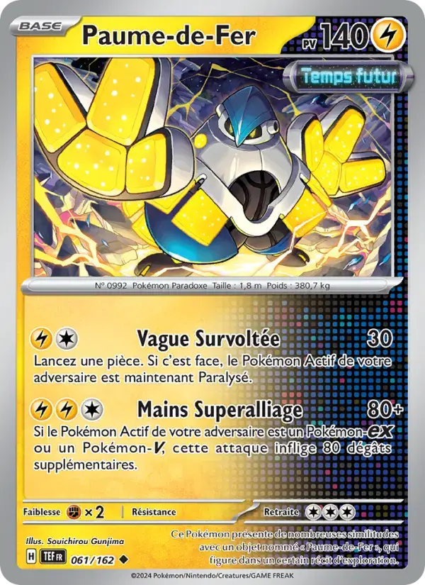 Carte Pokémon Paume-de-Fer #061 — Forces Temporelles