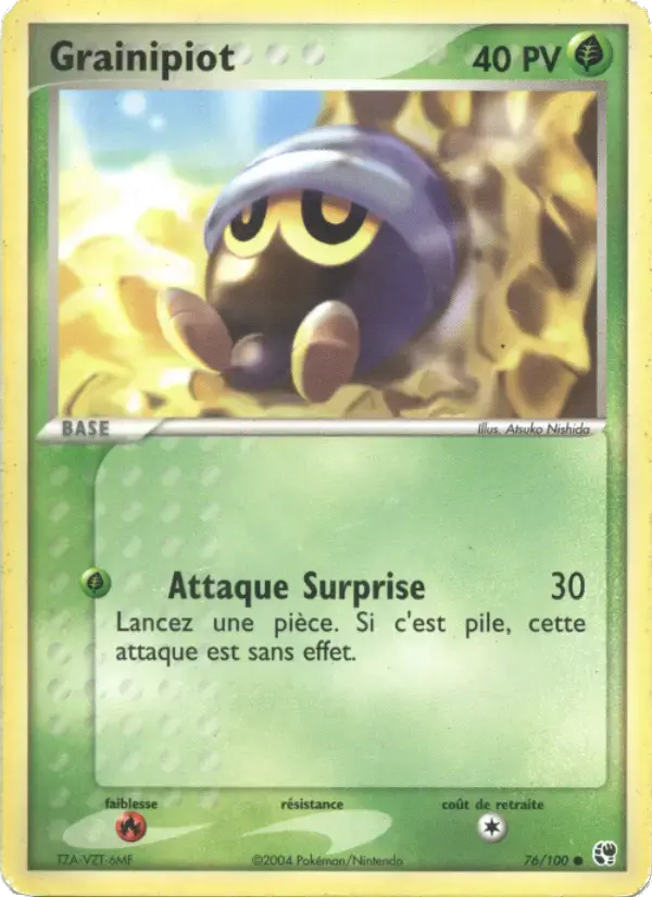 Carte Pokémon Grainipiot #76 — Tempête de Sable