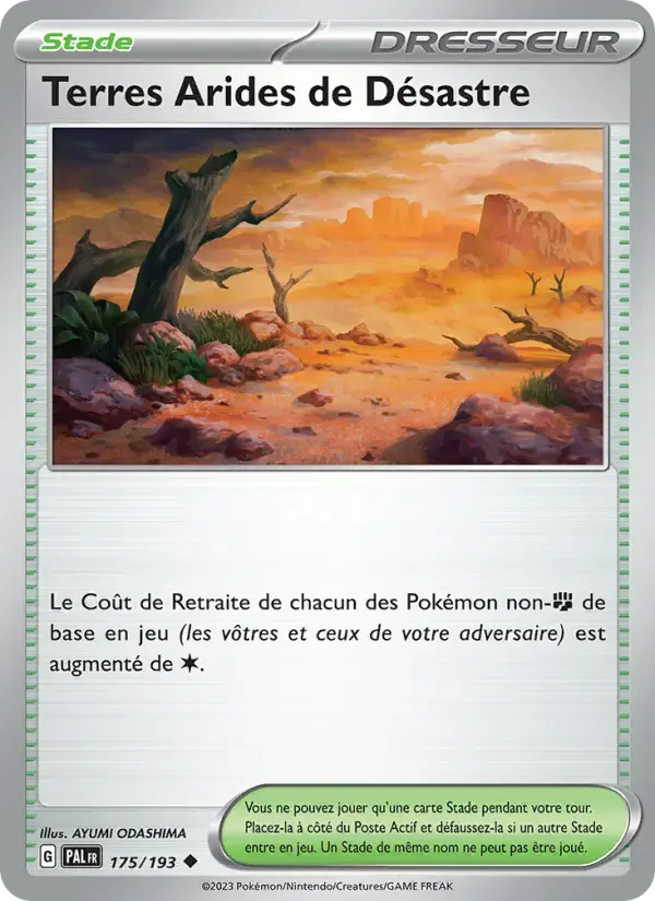 Carte Pokémon Terres Arides de Désastre #175 — Évolutions à Paldea