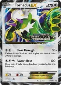 Carte Pokémon Boréas ex #BW96 — Promos Noir et Blanc