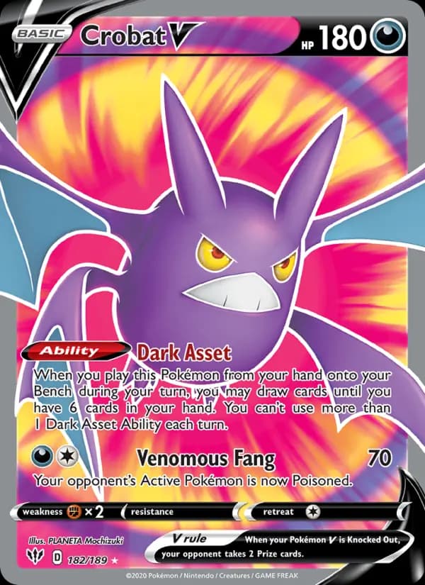 Crobat V #182 — Darkness Ablaze
