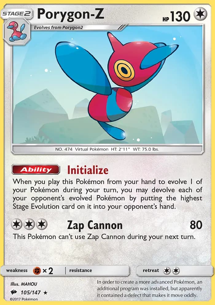 Porygon-Z #105 — Burning Shadows