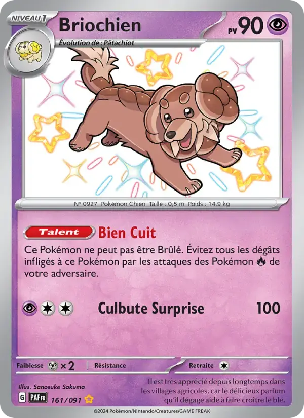 Carte Pokémon Briochien #161 — Destinées de Paldea