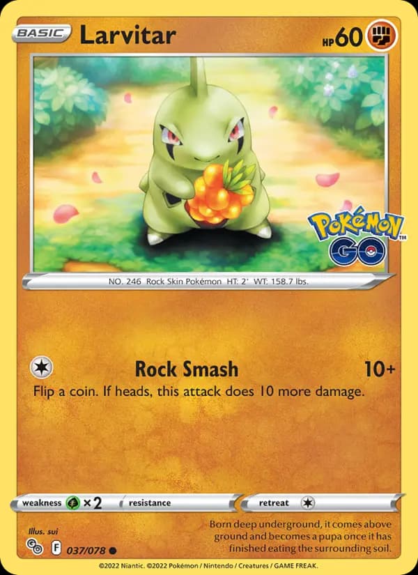 Larvitar #037 — Pokémon GO
