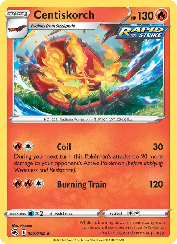 Centiskorch #48 — Fusion Strike