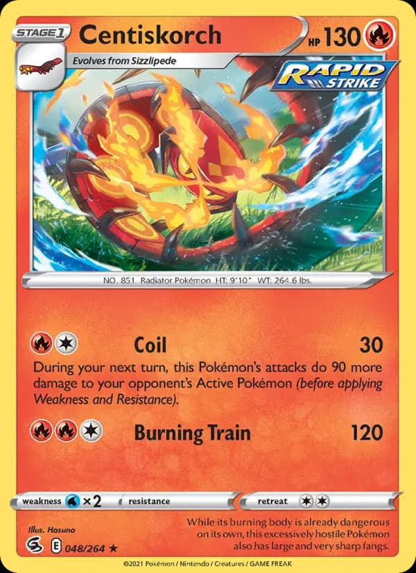 Centiskorch #48 — Fusion Strike