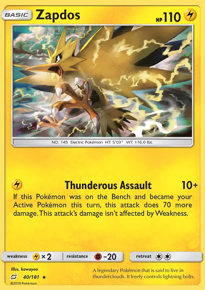 Zapdos #40 — Team Up