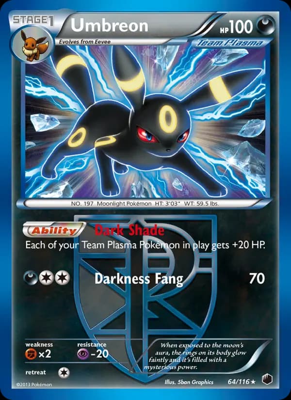 Umbreon #64 — Plasma Freeze