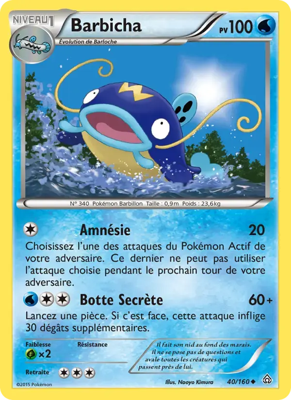 Carte Pokémon Barbicha #40 — Primo-Choc