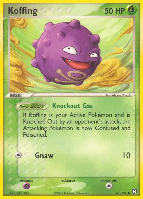 Koffing #61 — EX Team Rocket Returns