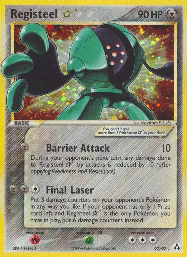 Registeel Star #92 — Legend Maker