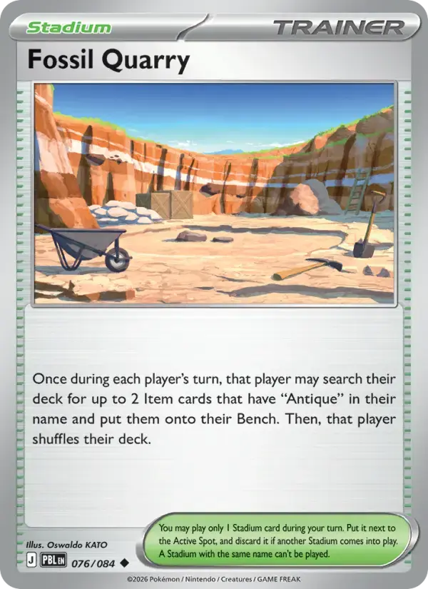 Fossil Quarry #076 — Pitch Black