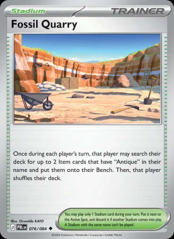Fossil Quarry #076 — Pitch Black