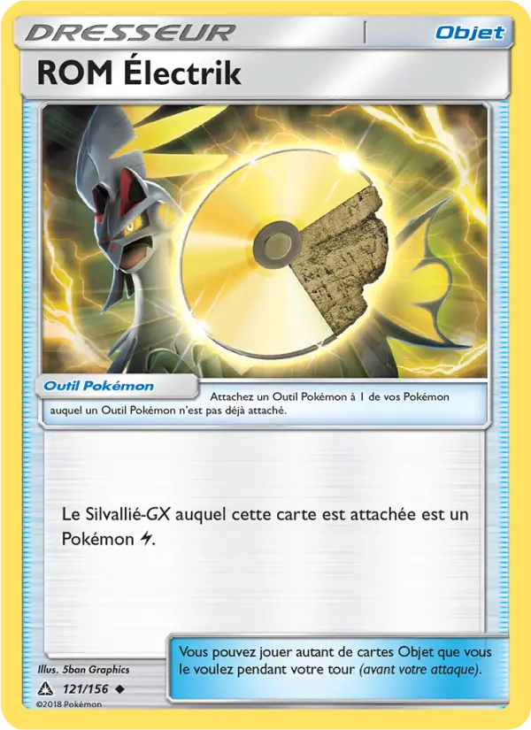 Carte Pokémon ROM Électrik #121 — Ultra-Prisme