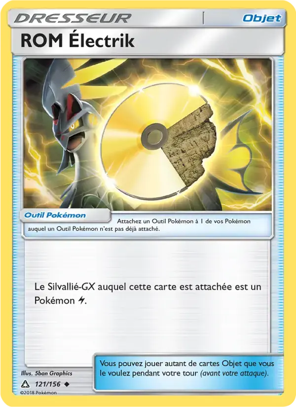 Carte Pokémon ROM Électrik #121 — Ultra-Prisme