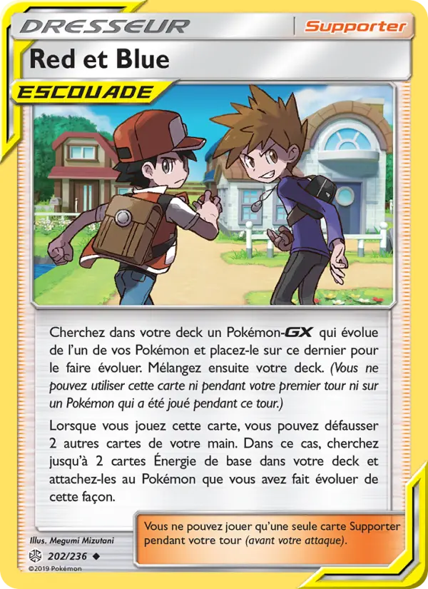 Carte Pokémon Red et Blue #202 — Éclipse Cosmique