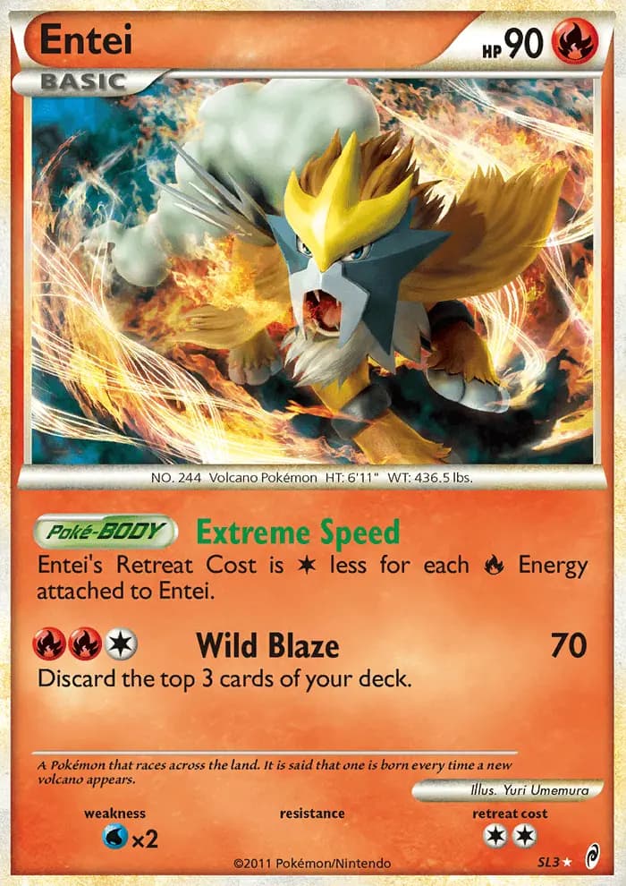 Carte Pokémon Entei #98 — L'Appel des Légendes