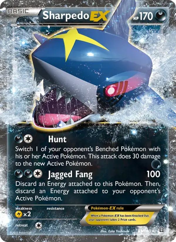 Sharpedo EX #91 — Primal Clash
