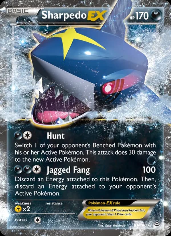 Sharpedo EX #91 — Primal Clash