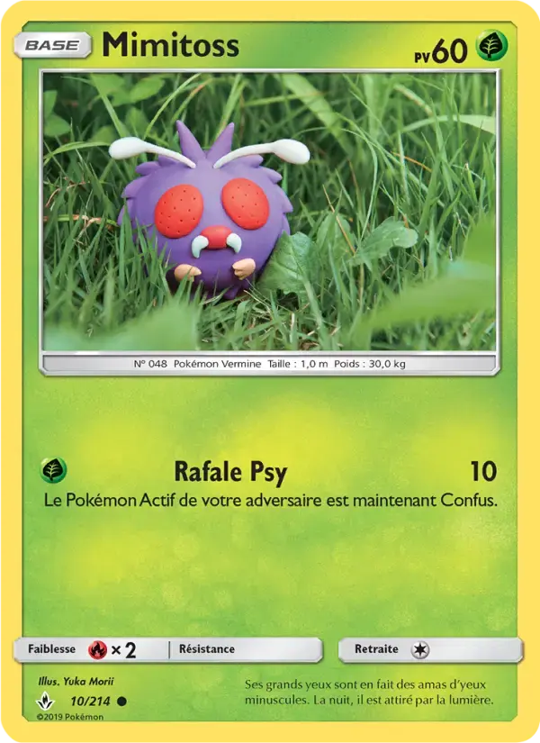 Carte Pokémon Mimitoss #10 — Alliance Infaillible