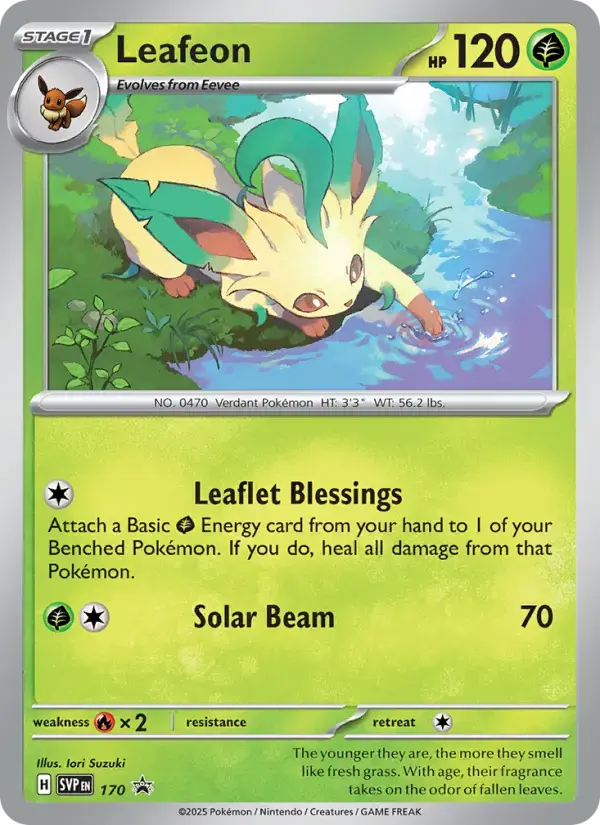 Leafeon #170 — Scarlet & Violet Promos