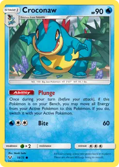 Croconaw #19 — Shining Legends