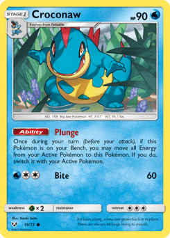 Carte Pokémon Crocrodil #19 — Légendes Brillantes