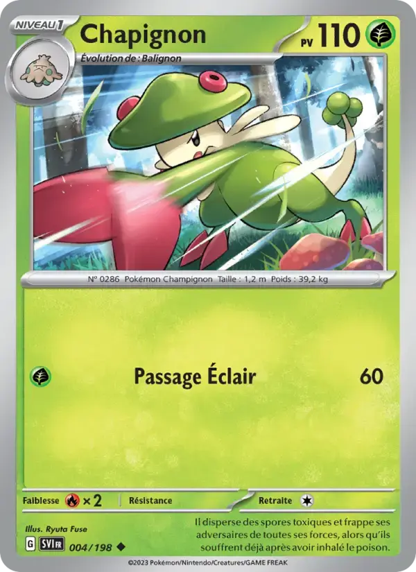 Carte Pokémon Chapignon #004 — Écarlate et Violet