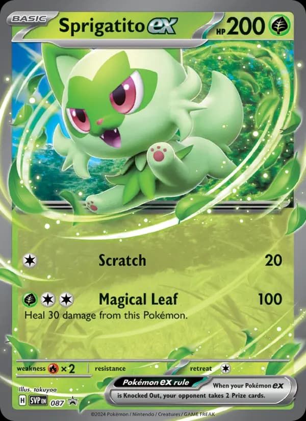 Sprigatito ex #087 — Scarlet & Violet Promos