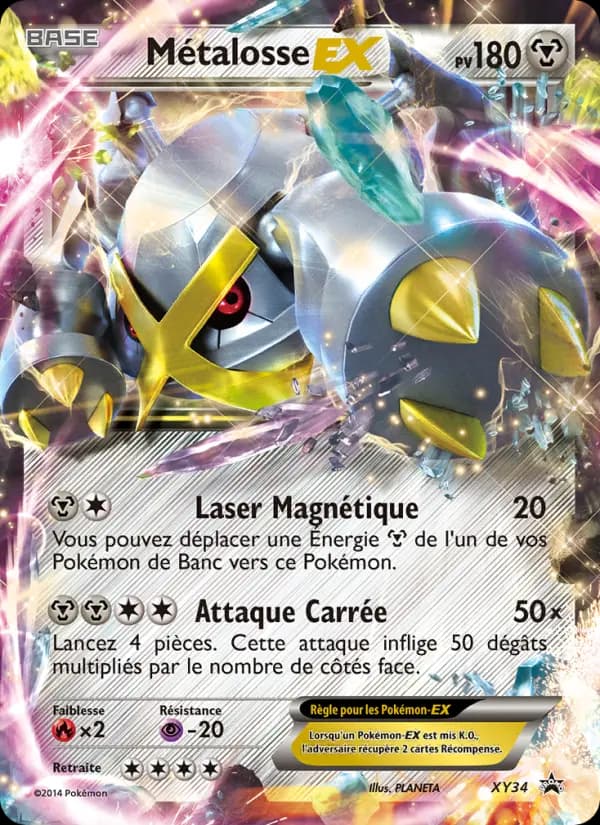 Carte Pokémon Métalosse EX #XY34 — Promos X&Y