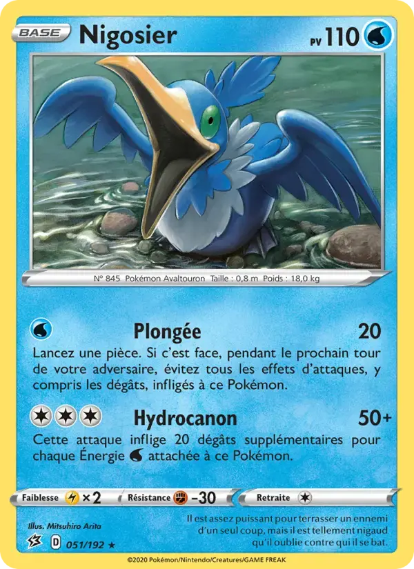 Carte Pokémon Nigosier #51 — Clash des Rebelles