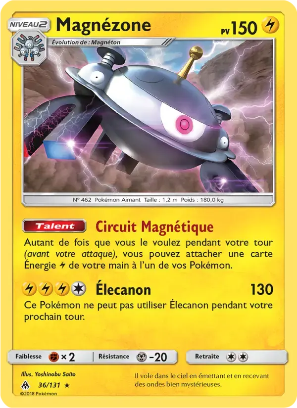 Carte Pokémon Magnézone #36 — Lumière Interdite