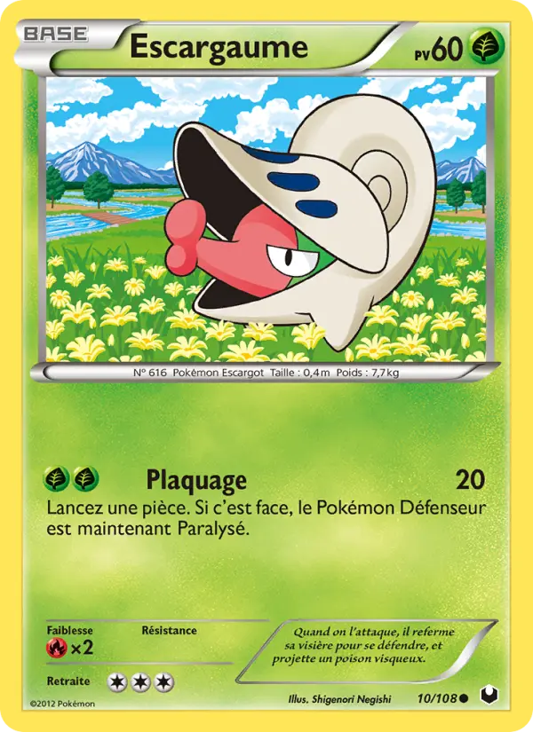 Carte Pokémon Escargaume #10 — Explorateurs Obscurs