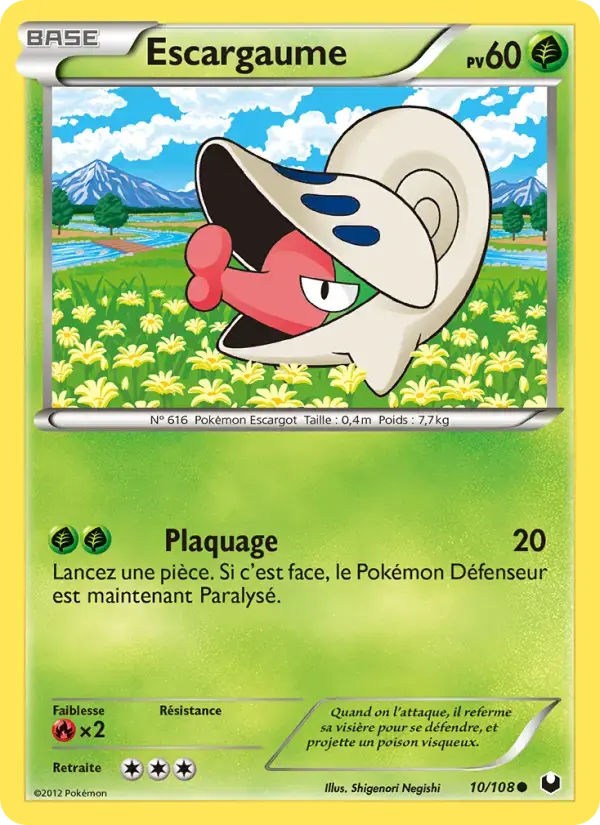 Carte Pokémon Escargaume #10 — Explorateurs Obscurs
