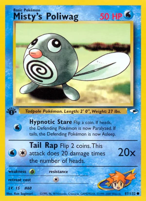 Misty's Poliwag #87 — Gym Heroes